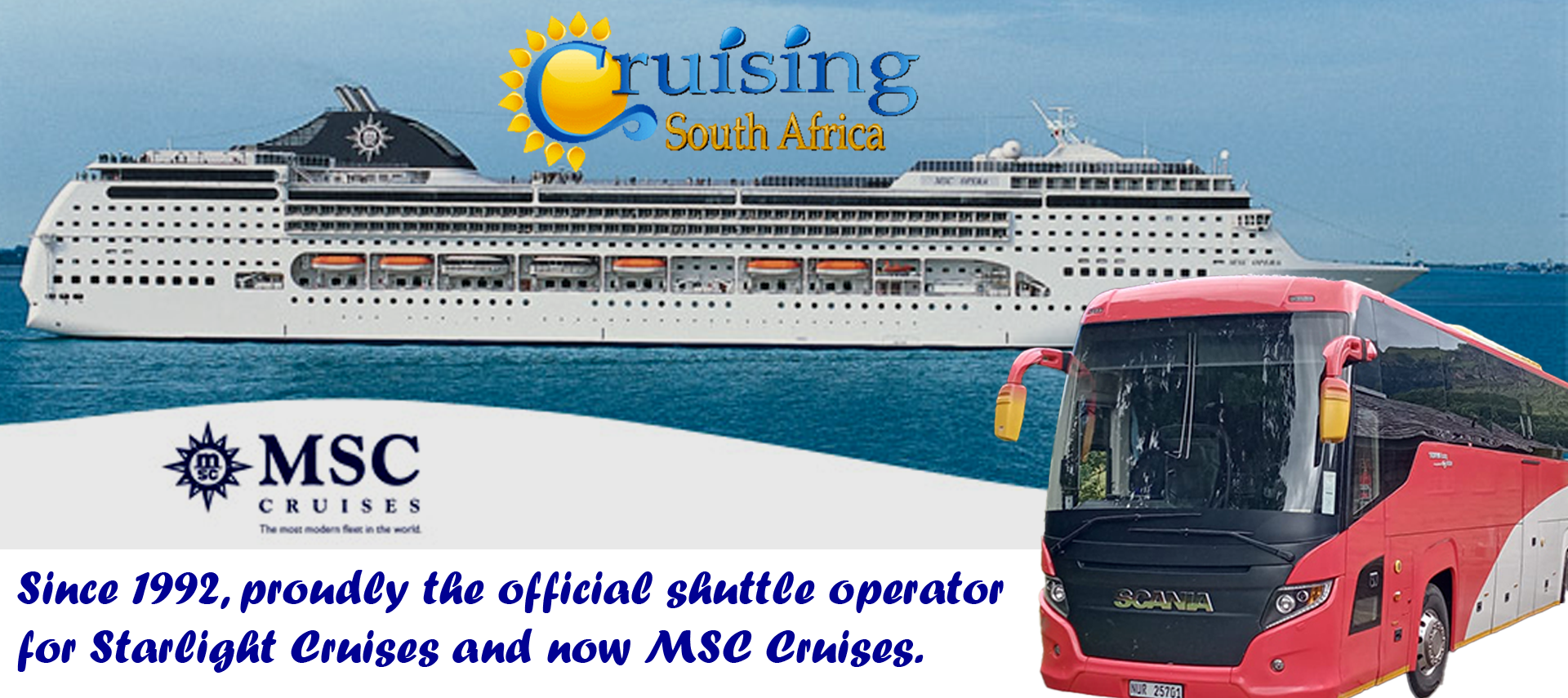 MSC Cruise Shuttles Durban - The official operator MSC Cruise Shuttles Durban - The official operator